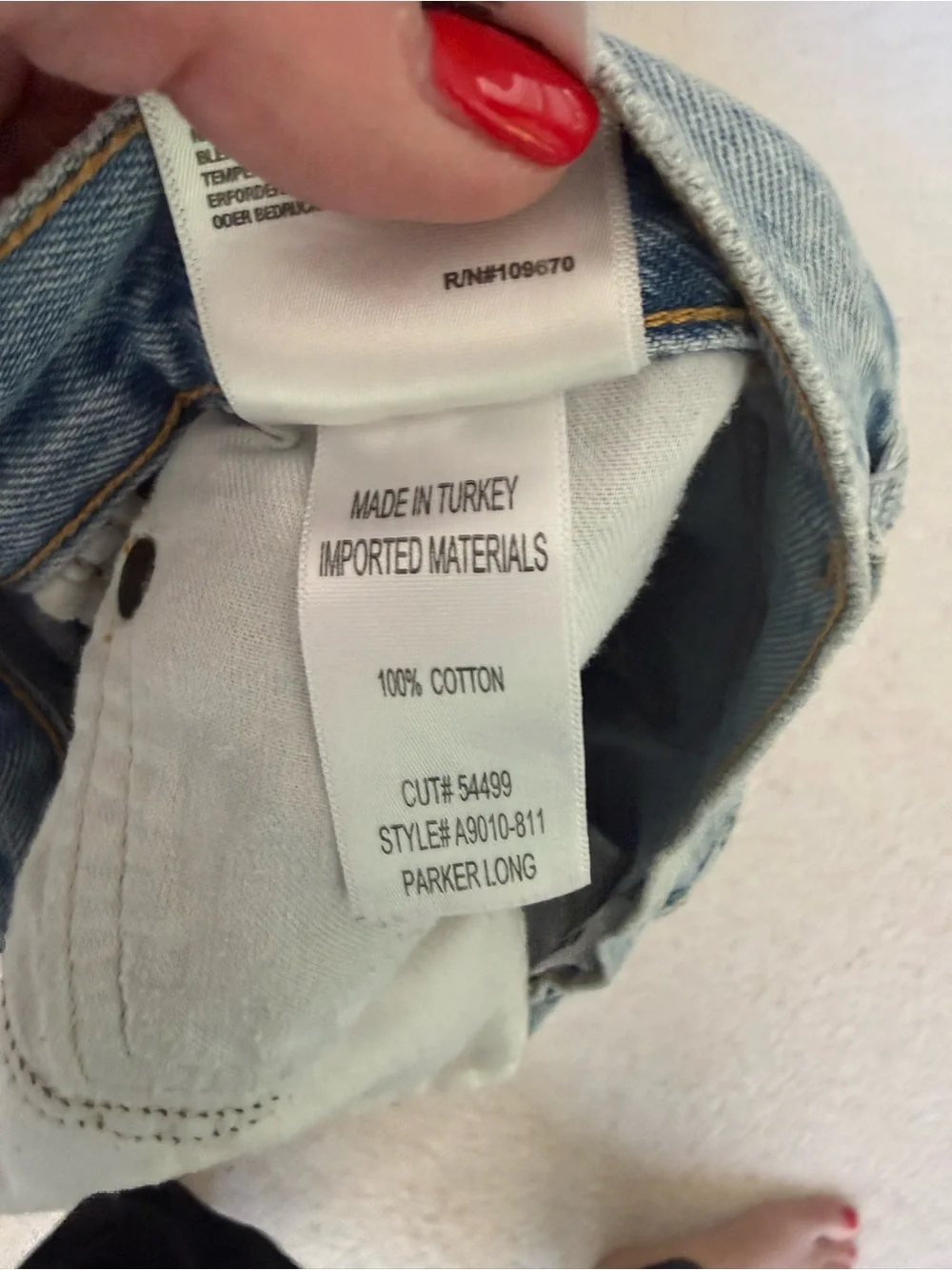 AGOLDE Parker long size 29
